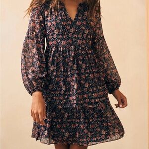 Floral Long Sleeve Dress